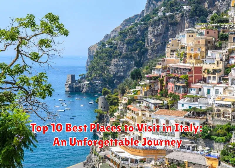 Top 10 Best Places to Visit in Italy: An Unforgettable Journey