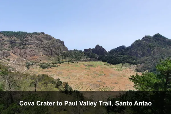 Cova Crater to Paul Valley Trail, Santo Antao