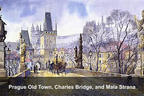 Prague Old Town, Charles Bridge, and Mala Strana