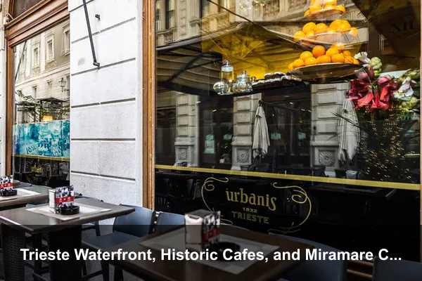 Trieste Waterfront, Historic Cafes, and Miramare Castle