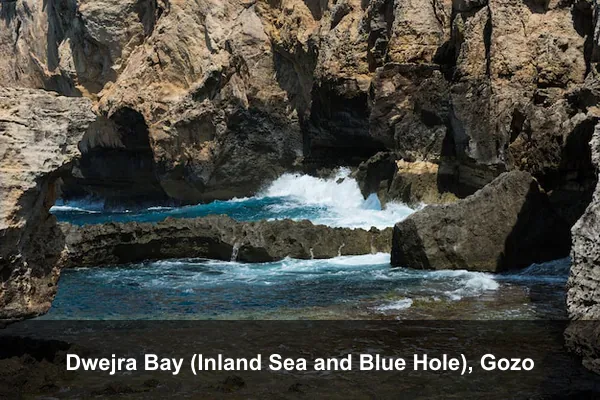 Dwejra Bay (Inland Sea and Blue Hole), Gozo