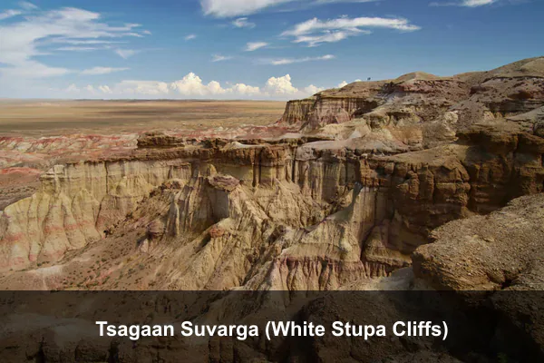 Tsagaan Suvarga (White Stupa Cliffs)