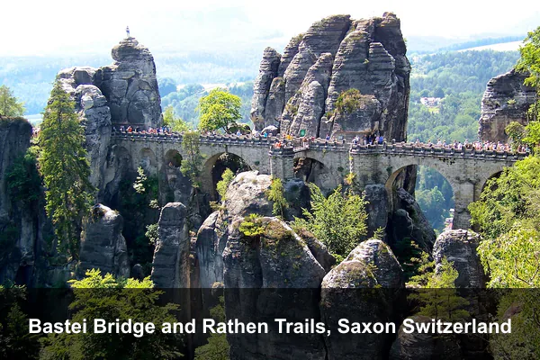 Bastei Bridge and Rathen Trails, Saxon Switzerland