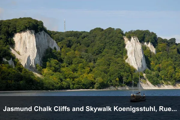 Jasmund Chalk Cliffs and Skywalk Koenigsstuhl, Ruegen