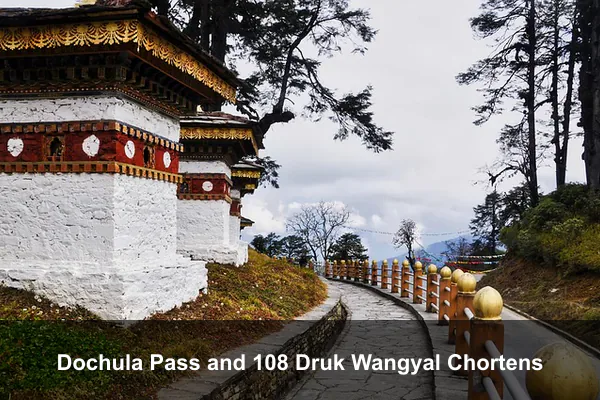 Dochula Pass and 108 Druk Wangyal Chortens