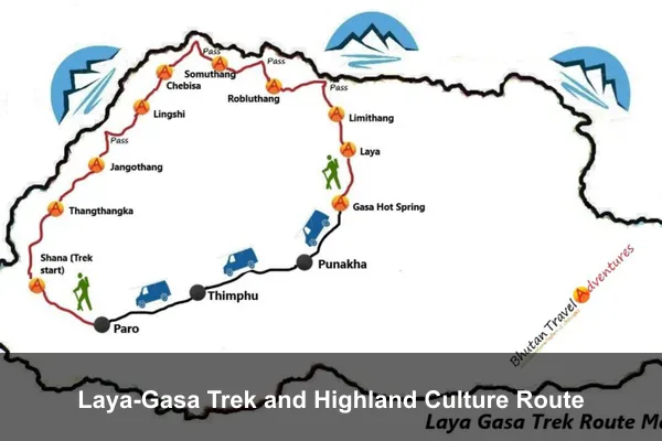Laya-Gasa Trek and Highland Culture Route